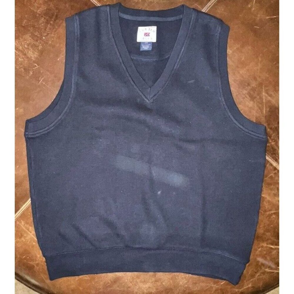 Cutter and Buck Golf Sweater Vest Mens Large Pullover Cotton Shirt Navy US Open